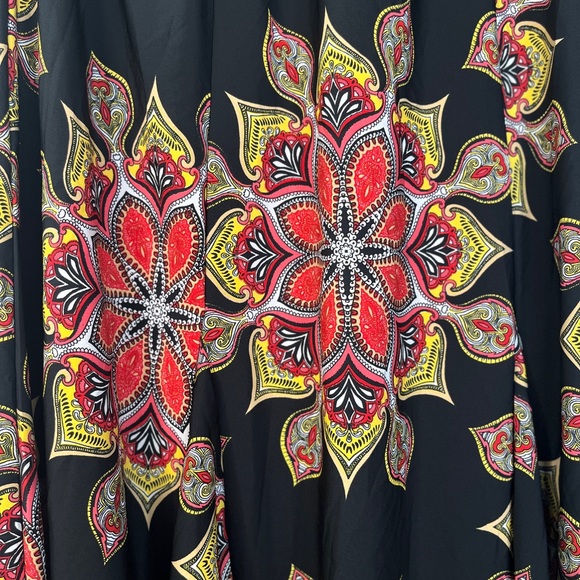 Karen Sport Maxi Boho Skirt, 1X Multicolor - Picture 5 of 8